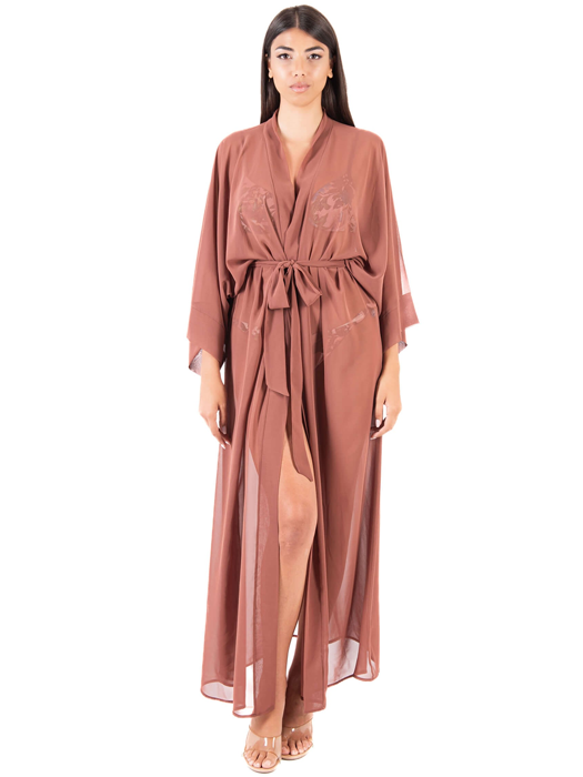 Туника пляжная длинная District (Коричневый)