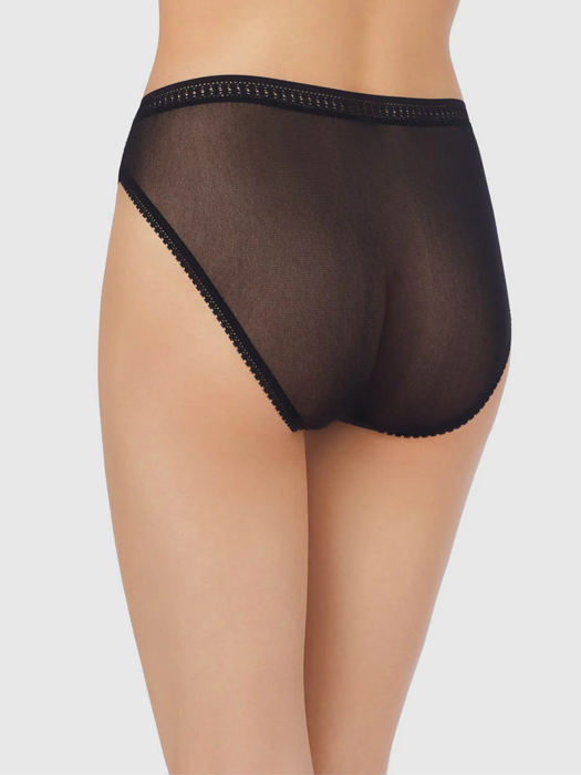 Трусы слипы On Gossamer Mesh Hi Cut (Black)