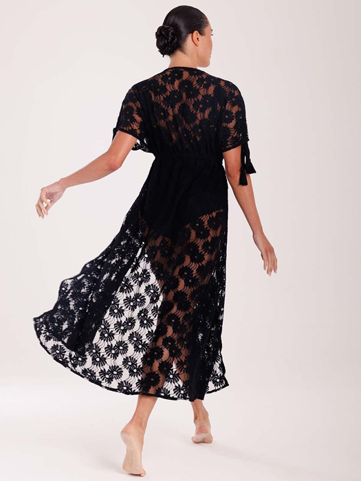 Платье Туника Miradonna Temptation Maxi Cover Up (Black)