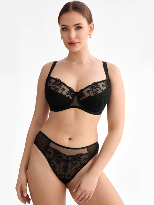 Бюстгальтер Ewa Bien Fiora B150 Semi Soft (Черный) – фото 1