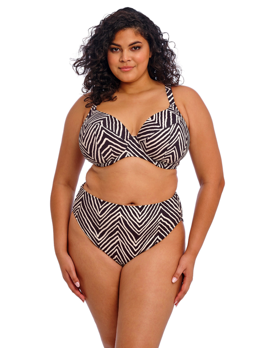 Верх купальника Elomi Fiji Falls Plunge (Black)