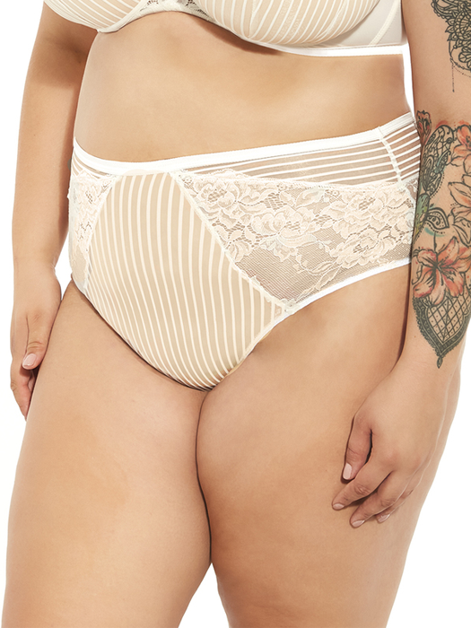 Трусы высокие Kris Line Coco Paris (Молочный) – фото 1