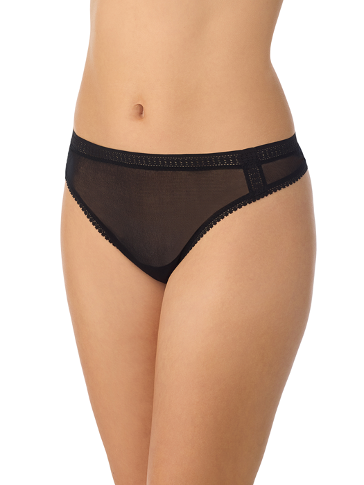 Трусы стринги On Gossamer Hi Cut (Black)