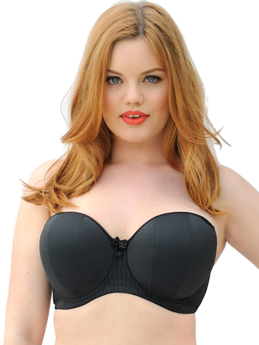 Бюстгальтер Curvy Kate Luxe Strapless (Черный) – фото 2