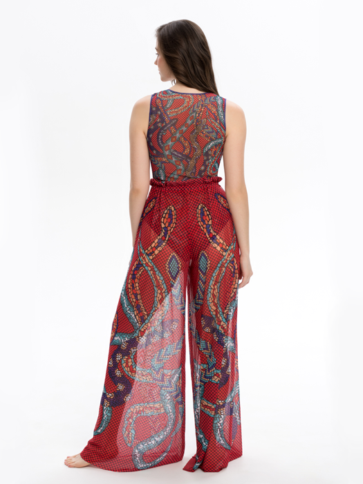 Брюки Rodasoleil "Змеи Мозаика"