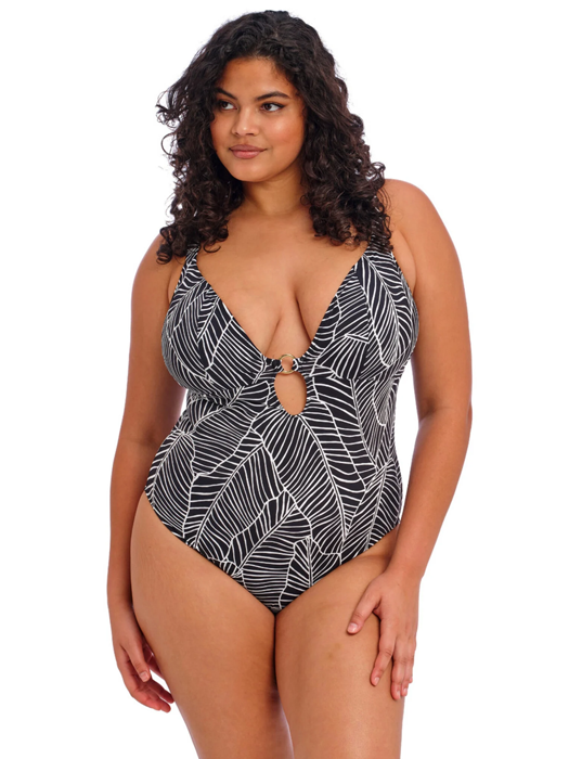 Слитный купальник без косточек Elomi Kata Beach (Black)