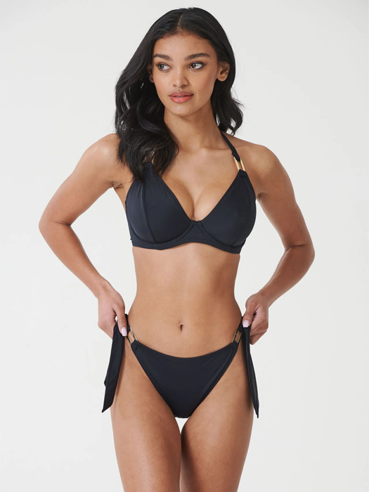 Верх купальника Miss Mandalay Boudoir Beach (Black)