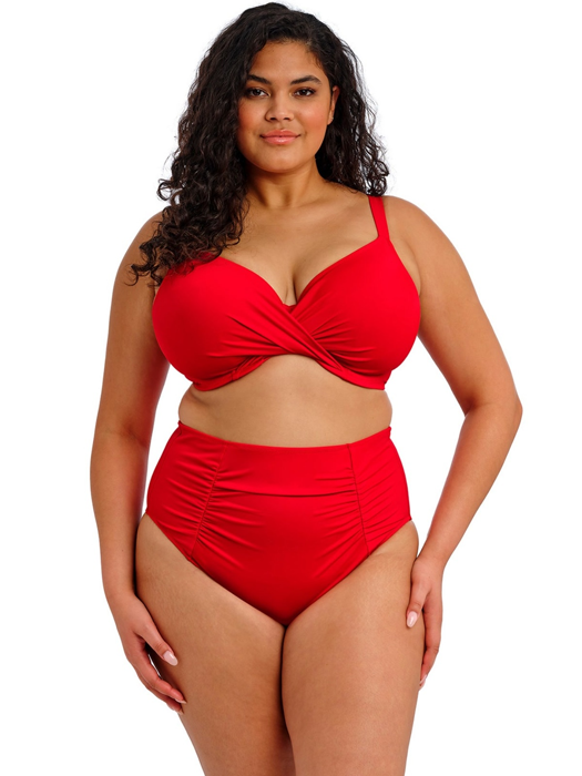 Верх купальника Elomi Plain Sailing Plunge Bikini Top (Красный) – фото 1