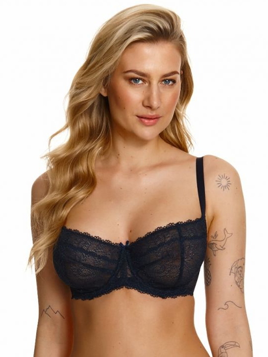 Бюстгальтер с мягкой чашкой Lupoline 2401 (Navy Blue) – фото 2