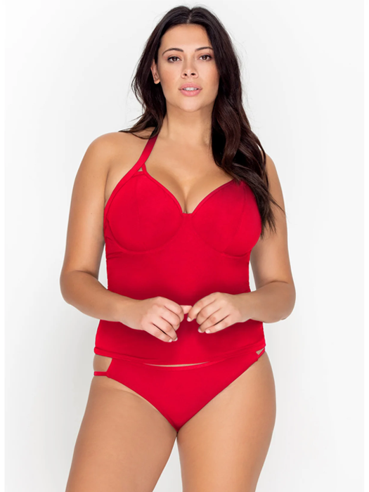 Купальник танкини Miss Mandalay Icon Underwired Halter Top (Красный) – фото 1