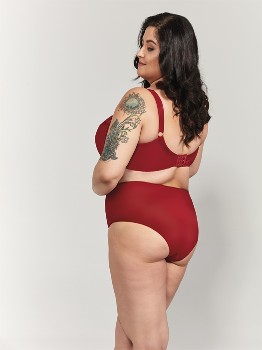 Бюстгальтер Kris Line Clarisa Semi Soft Side Support (Rubyred)