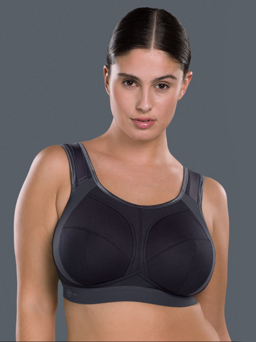 Спортивный бюстгальтер Anita Extreme Control Plus (Black/Anthracite)
