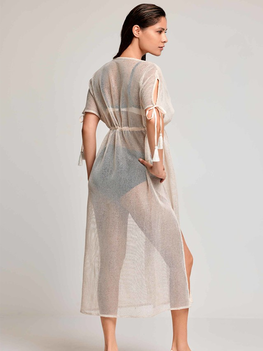 Платье Туника David Rocho Maxi Cover Up (White)