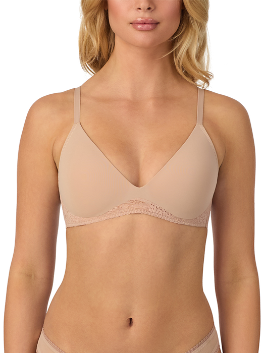 Бюстгальтер без косточек On Gossamer Sleek & Lace (Champagne)
