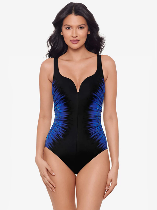 Слитный купальник Miraclesuit Temptress in Paka Mayan (Blue/Black)