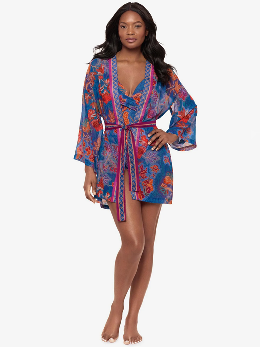 Халат Miraclesuit Kimono Cover Up in Decoupage (Multi)
