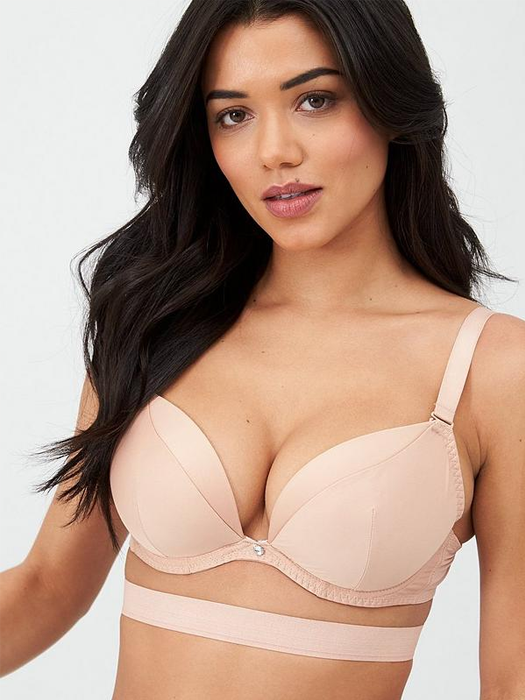 Бюстгальтер Curvy Kate Superplunge Multiway Padded Plunge (Бежевый) – фото 1
