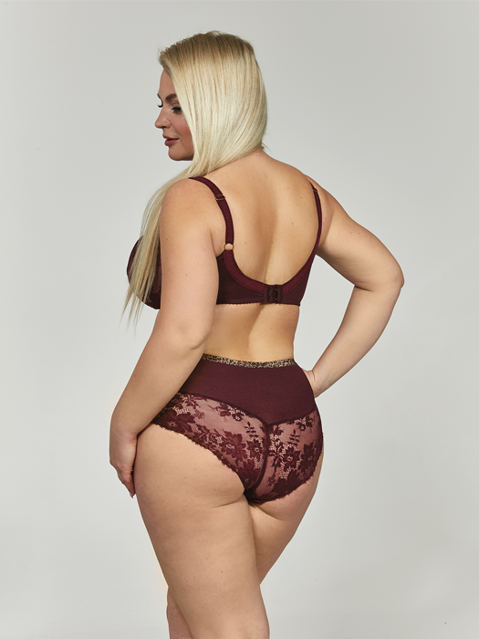 Бюстгальтер Kris Line Selena Soft Lace (Burgundy)