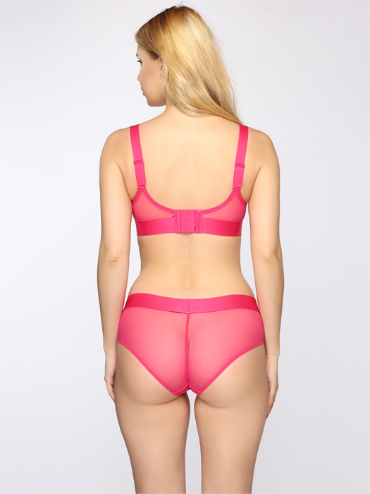 Трусики хипстеры DKNY Sheers 4942 (Raspberry)