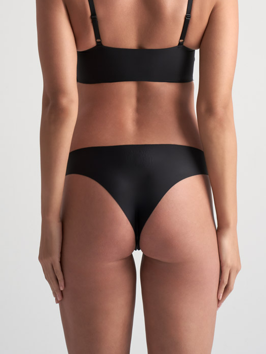 Трусы BYE BRA Invisible Brazilian (2 Pack: Beige, Black)