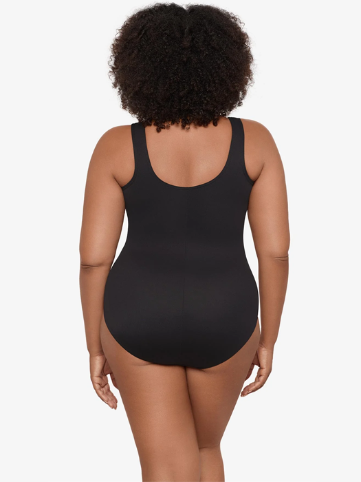 Слитный купальник Miraclesuit Plus Size Oceanus One Piece (Black)