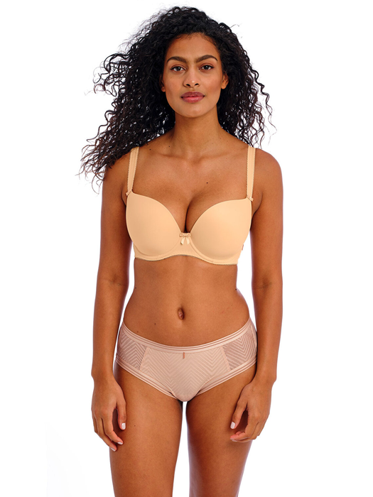 Бюстгальтер с твердой чашкой Freya Deco Moulded Plunge (Бежевый) – фото 1