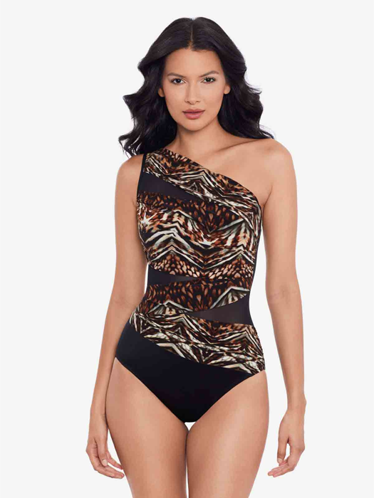 Слитный купальник Miraclesuit Jena (Black/Multi)