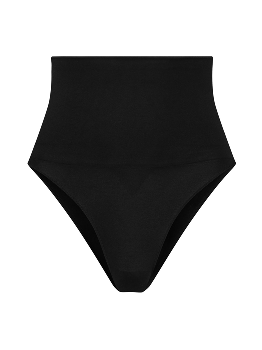 Трусы корректирующие BYE BRA Seamless High Waist (Черный) – фото 3