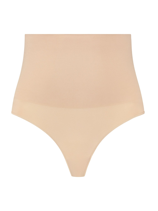 Трусы стринги BYE BRA Seamless High Waist Thong (Beige)