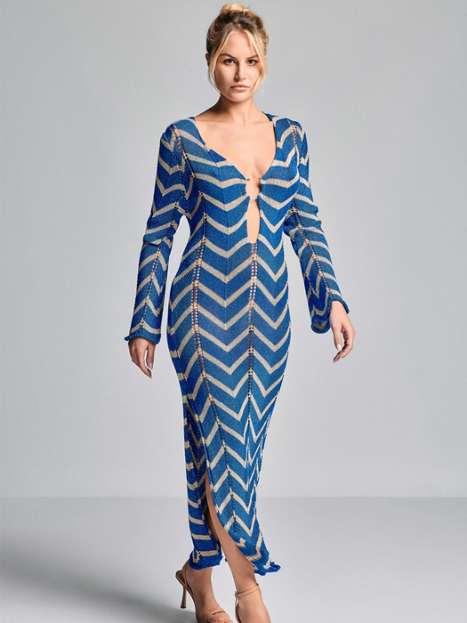 Платье Vacanze Italiane Nefertari Long Dress (Blue)