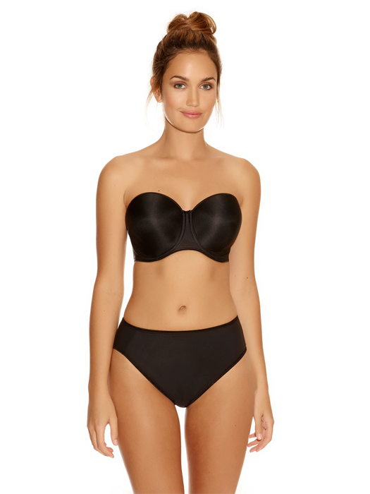 Бюстгальтер без бретелей Fantasie Smoothing Moulded Strapless (Черный) – фото 1