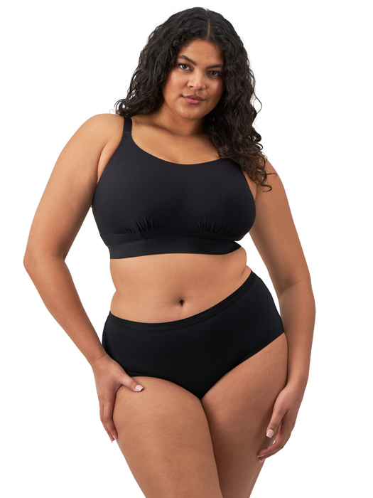 Бралетт без косточек Elomi Downtime Bralette (Black)