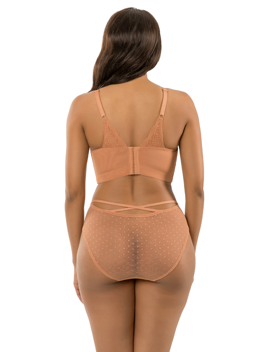 Бюстгальтер без косточек Parfait Mia Lace (Коричневый) – фото 3