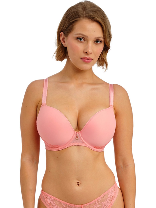 Бюстгальтер с твердой чашкой Freya Fascinate Moulded Plunge Bra (Peach)