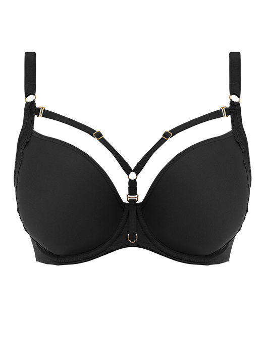 Бюстгальтер с твердой чашкой Freya Temptress Moulded Plunge (Black)