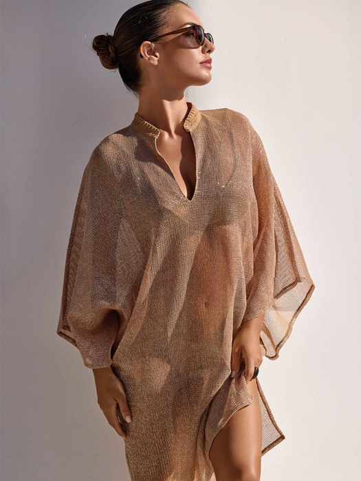 Платье Туника David Mariana Poncho (Brown)