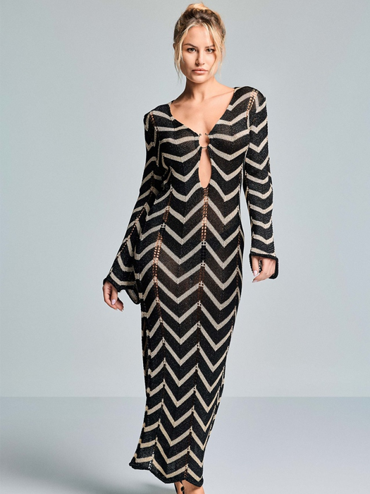 Платье Vacanze Italiane Nefertari Long Dress (Black)