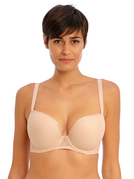 Бюстгальтер с твердой чашкой Freya Tailored Moulded Plunge (Бежевый) – фото 4