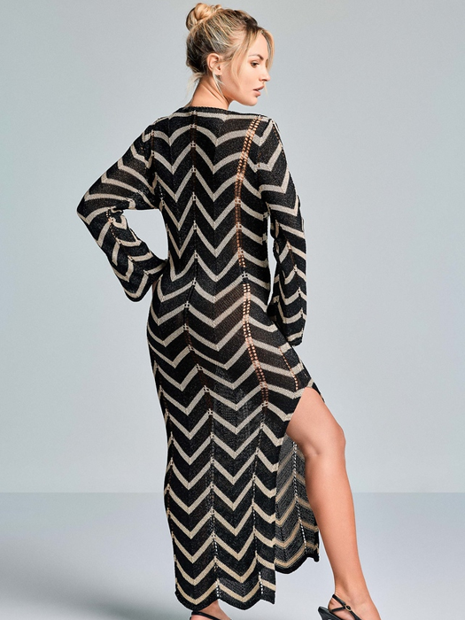 Платье Vacanze Italiane Nefertari Long Dress (Black)