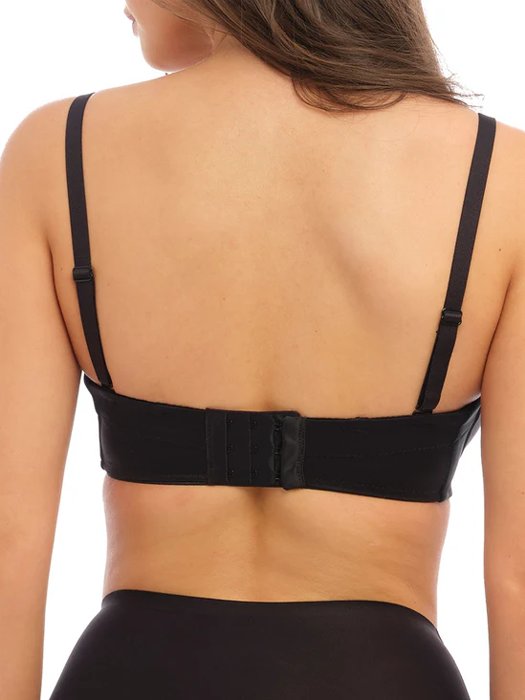 Бюстгальтер без бретелей Fantasie Smoothing Moulded Strapless (Черный) – фото 3