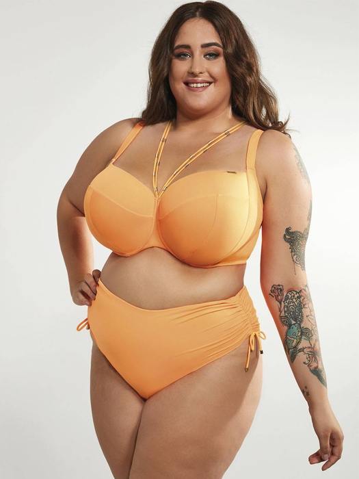 Верх купальника Kris Line Malibu Soft Side Support (Orange)