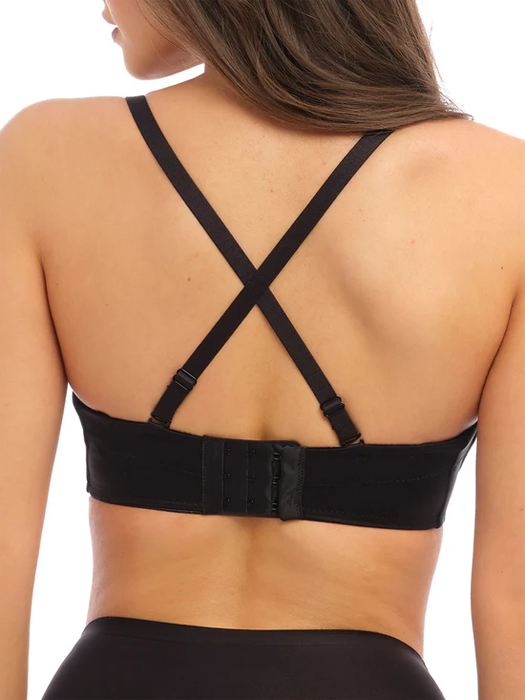 Бюстгальтер без бретелей Fantasie Smoothing Moulded Strapless (Черный) – фото 4