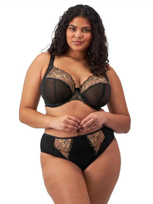 Бюстгальтер с мягкой чашкой Elomi Teagan Plunge (Black)