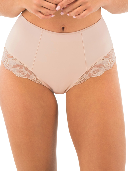 Трусы высокие Reflect High Waist Brief (Natural Beige)