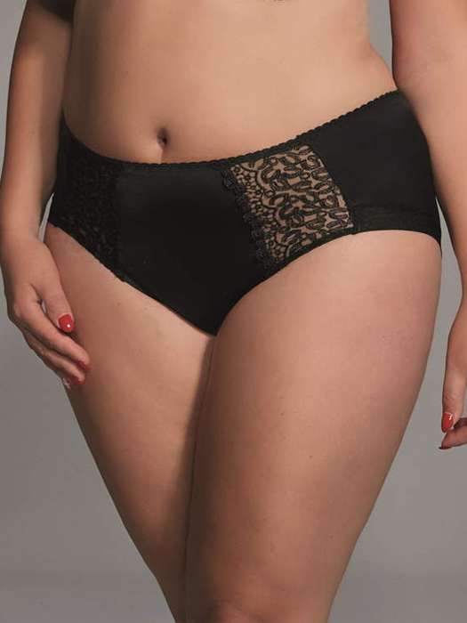 Трусы высокие Kris Line Betty (Чёрный) – фото 1