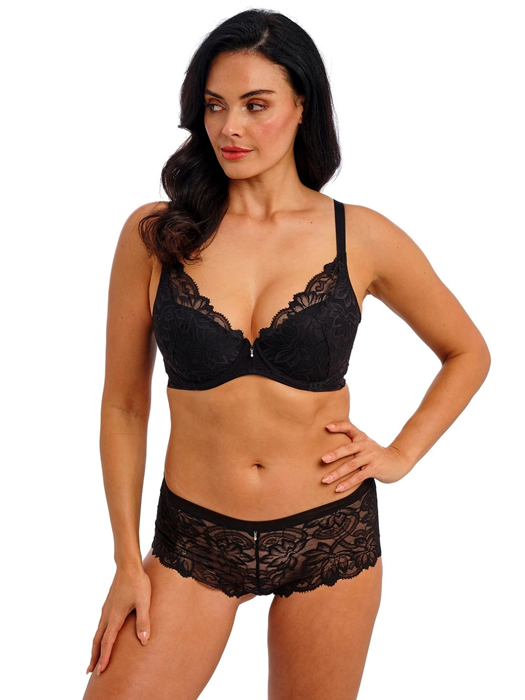 Бюстгальтер с твердой чашкой Wacoal Abellia Plunge (Black)