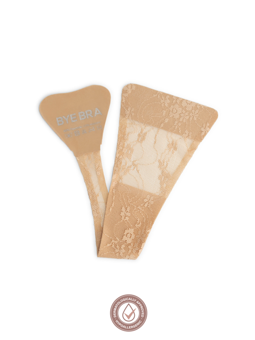 Трусы Bye Bra Adhesive Thong Lace (Beige) – фото 2