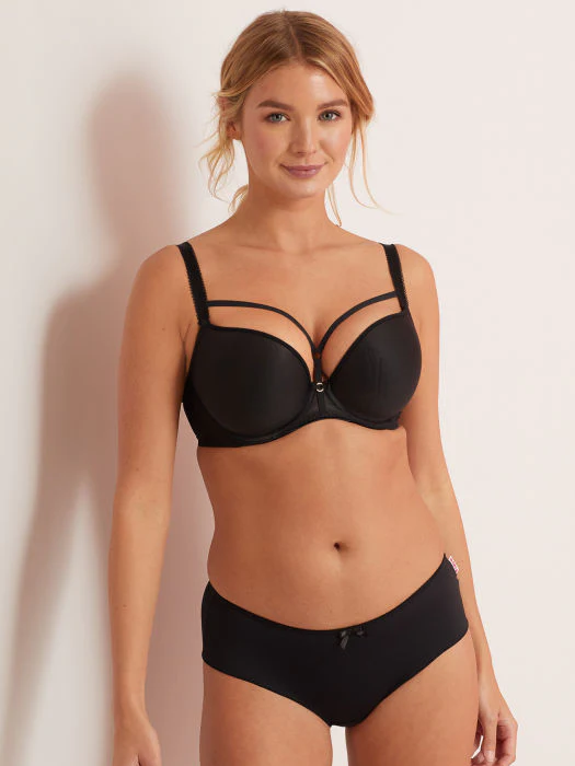 Бюстгальтер с твердой чашкой Freya Awakening Moulded Plunge (Черный) – фото 1