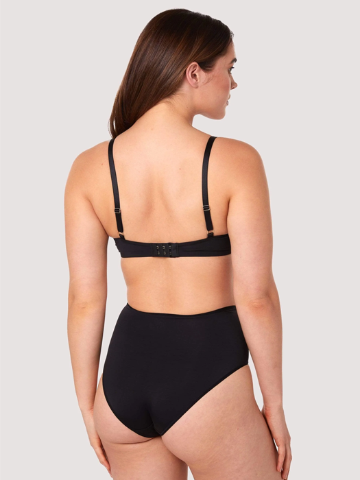 Трусы Second Skin Recycled Highwaist Brief (Black)