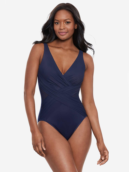 Слитный купальник Miraclesuit Crossover (Midnight)